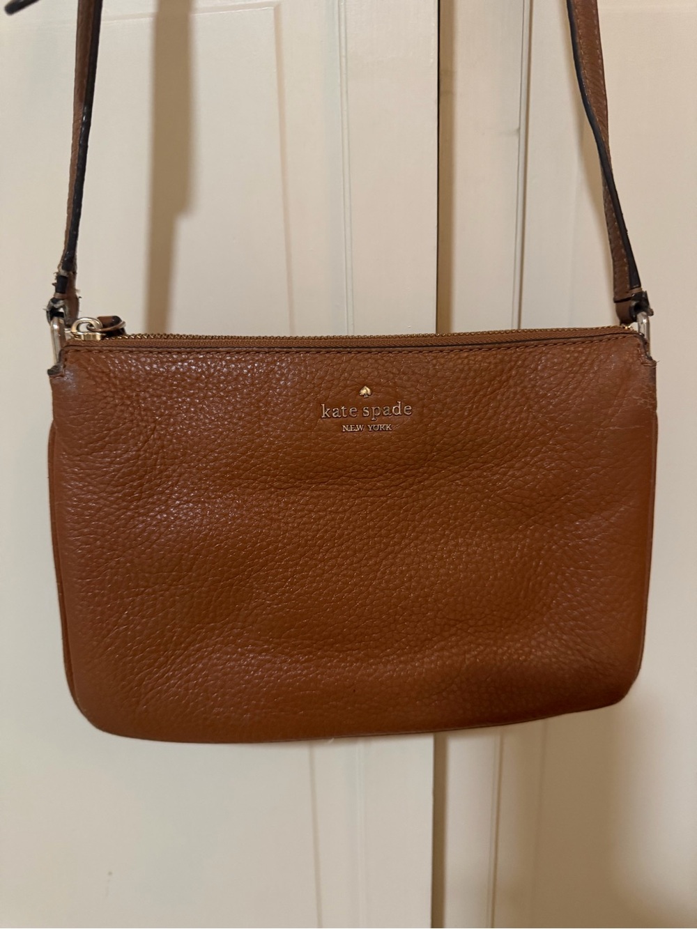 Kate Spade Brown Leather Crossbody Bag